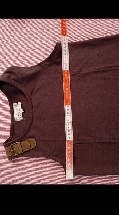 Vestido castanho Bershka