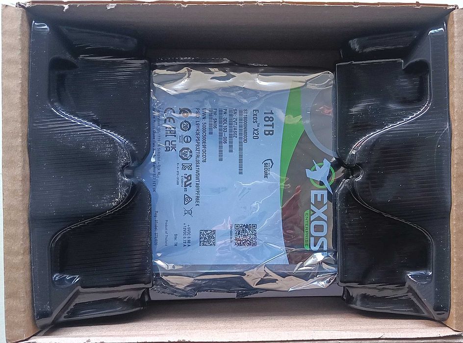 NOWY! Dysk HDD Seagate EXOS 18TB Gwarancja Producenta do 2028!