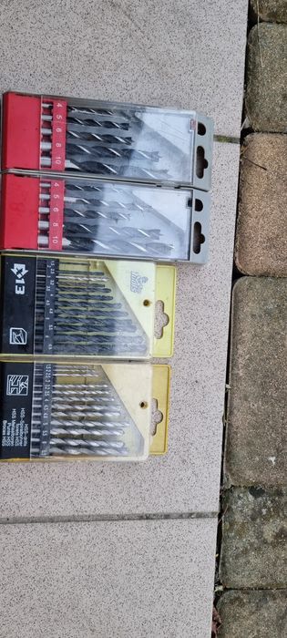 Wiertła do wiertarki nowe