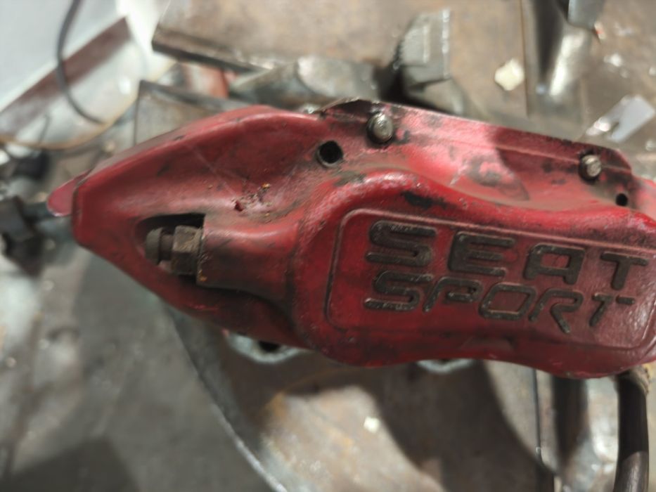 Travagem completa frente seat ibiza cupra 6l 312mm ap seat sport