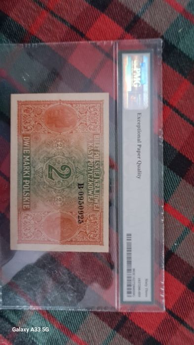 Zestaw 3 banknotów.Wysokie noty.1/2 marki.1 marka.2 marki.PMG