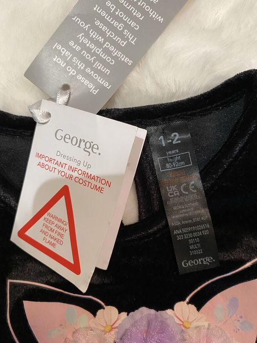 Нарядна сукня на 1 рік для дівчинки, сукня George 80-86