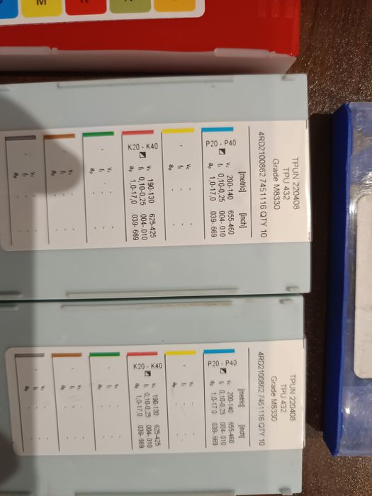 Płytki tokarskie wieloostrzowe