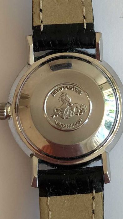 Omega de Ville, automatic, z piękną czarną tarczą, SUPER
