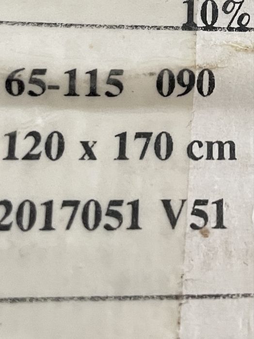 Carpete belga com 1,20 x 1,70 como nova
