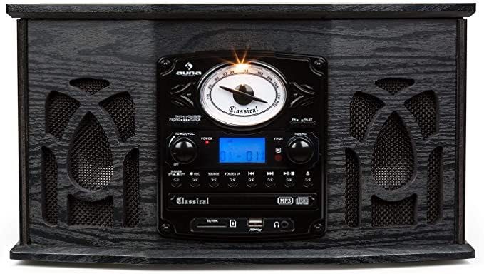 Виниловый ретро проигрыватель Стереосистема Auna NR-620(Германия)