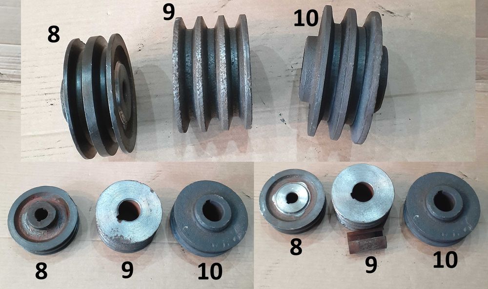 Шків 105, 110, 120 134, 136, 140, 152, 160, 185, 187, 100, 260 мм Шкив