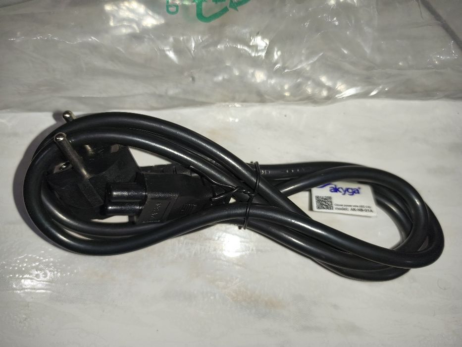 Nowy kabel zasilający Akyga AK-NB-01A