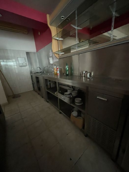 Bancada inox com prateleiras