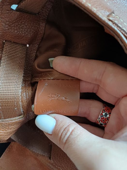 Большой рюкзак Longhamp,натуральная кожа