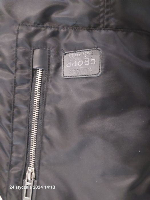 Kurtka zimowa parka czarna XS Cropp