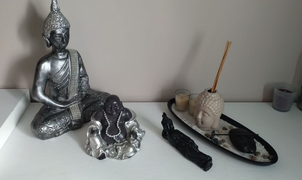 Peças decoração Buda