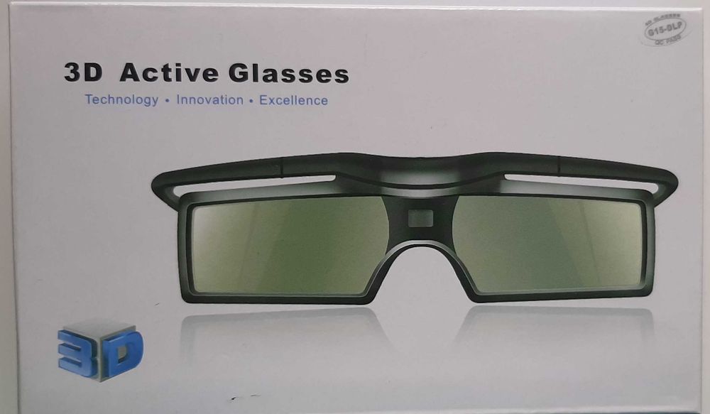 3D okulary aktywne NOWE, z bateriami