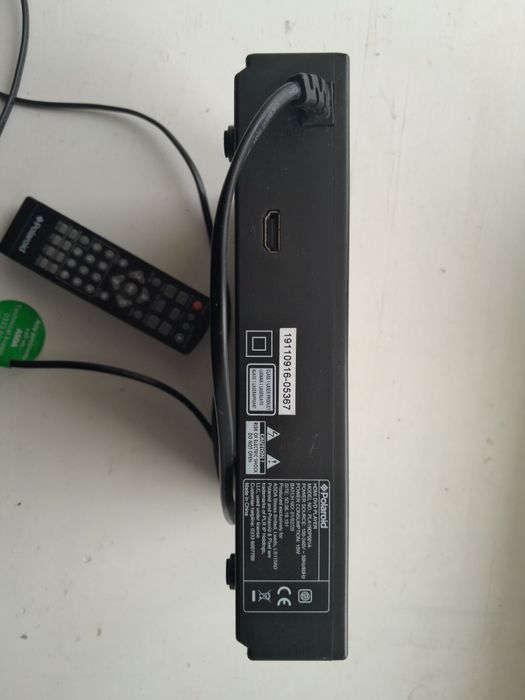 Новий плеєр Polaroid для дисків HDMI DVD PLAYER  PLA19DP001A пульт