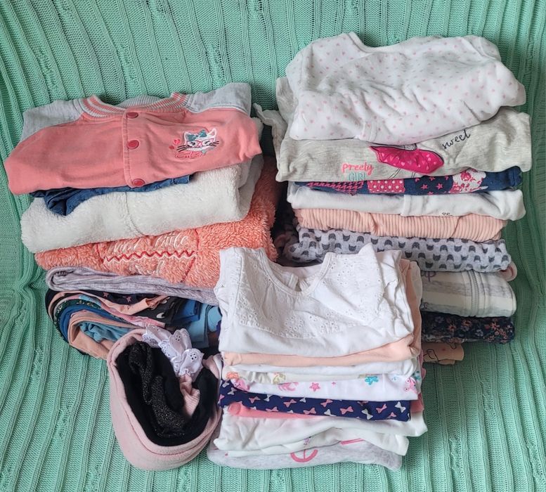 Duża paczka ubrań 74/80