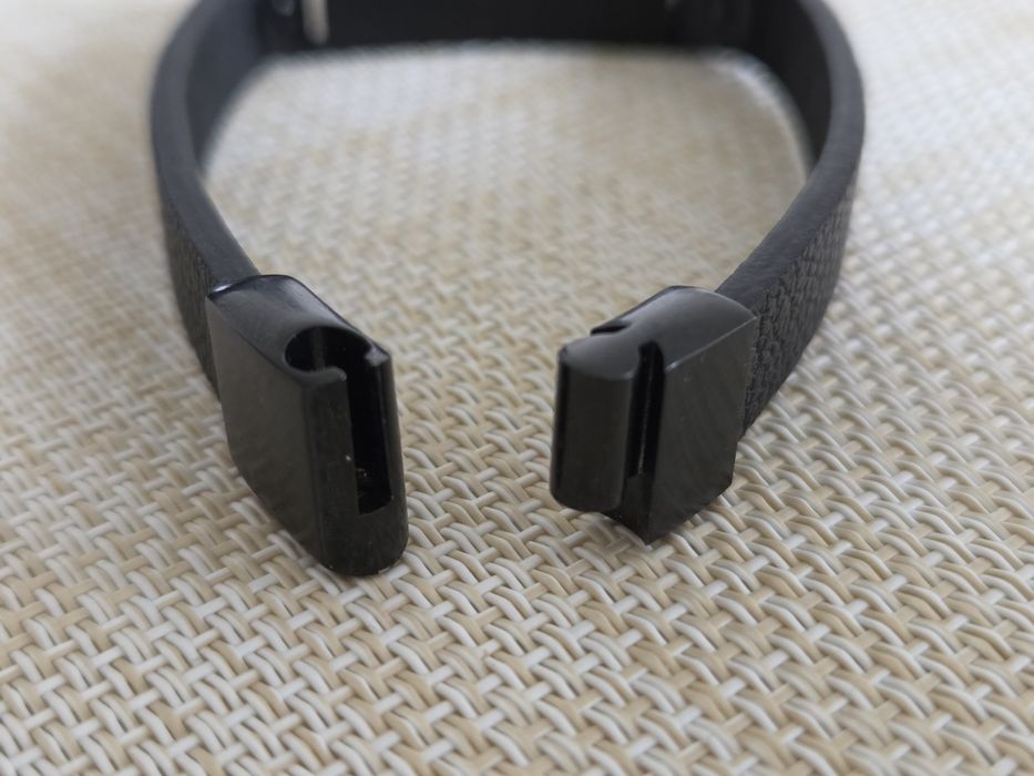 Bransoletka meska czarna Aztorin stal+skora