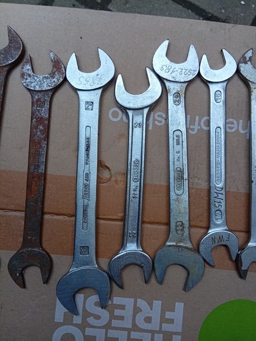 Gedore zestaw kluczy,klucze płaskie,oczkowe