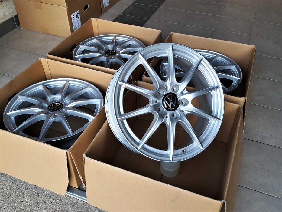 Alufelgi 17 5x112 VW Golf Passat Touran Jetta Caddy T-Roc J Nowe 270#