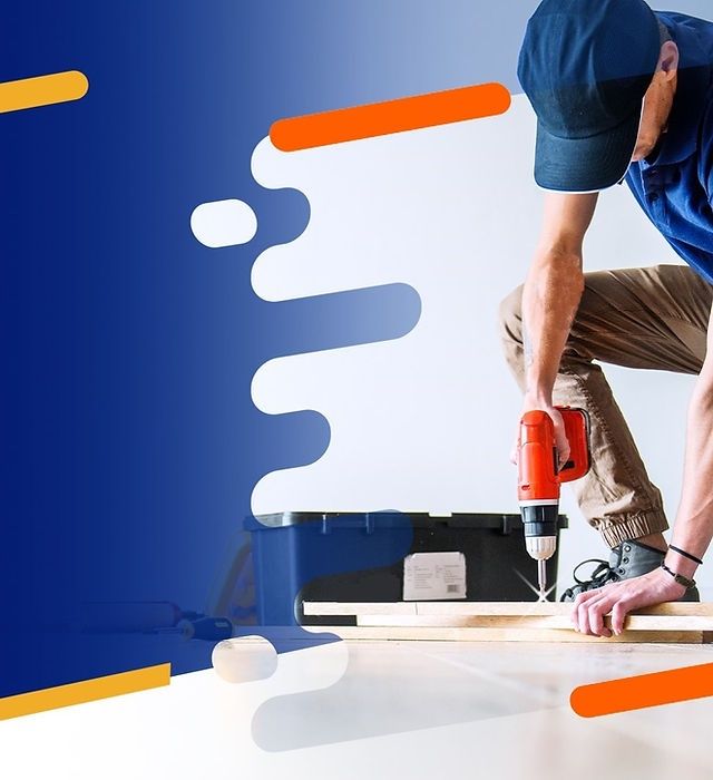 Serviços de montagem e pinturas.