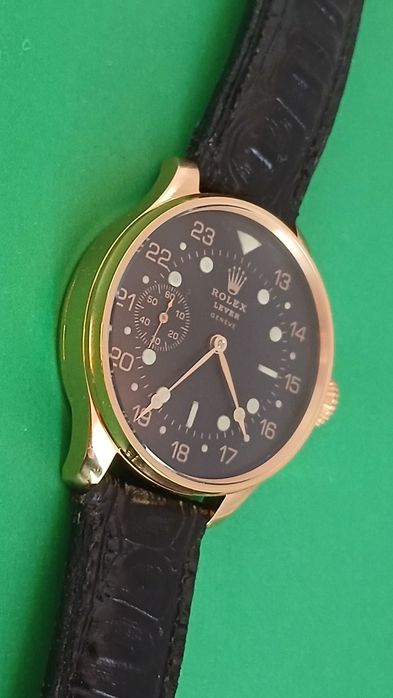 Эксклюзивные часы Rolex Lever (винтажный механизм 1920-х)
Описание: