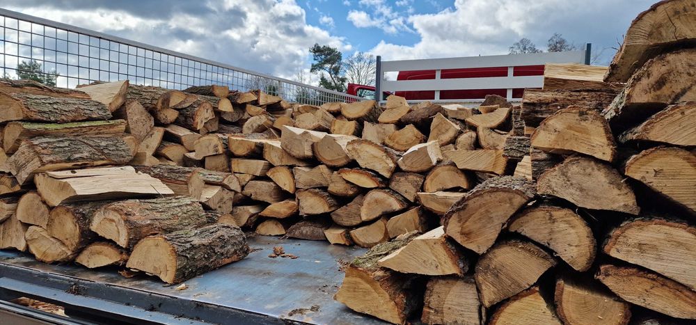Drewno kominkowe opałowe SEZONOWANE | Układane | Transport – Sława