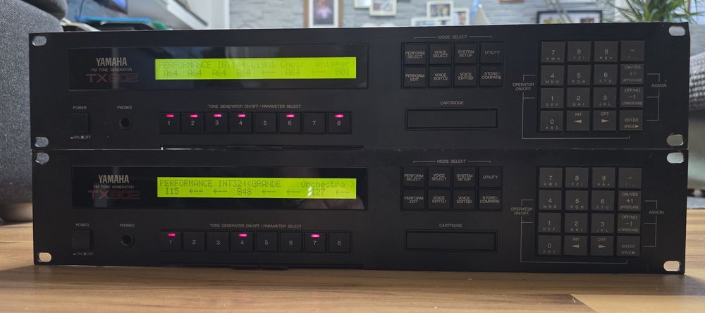 Yamaha TX802 czyli Yamaha DX7IID w wersji rack!