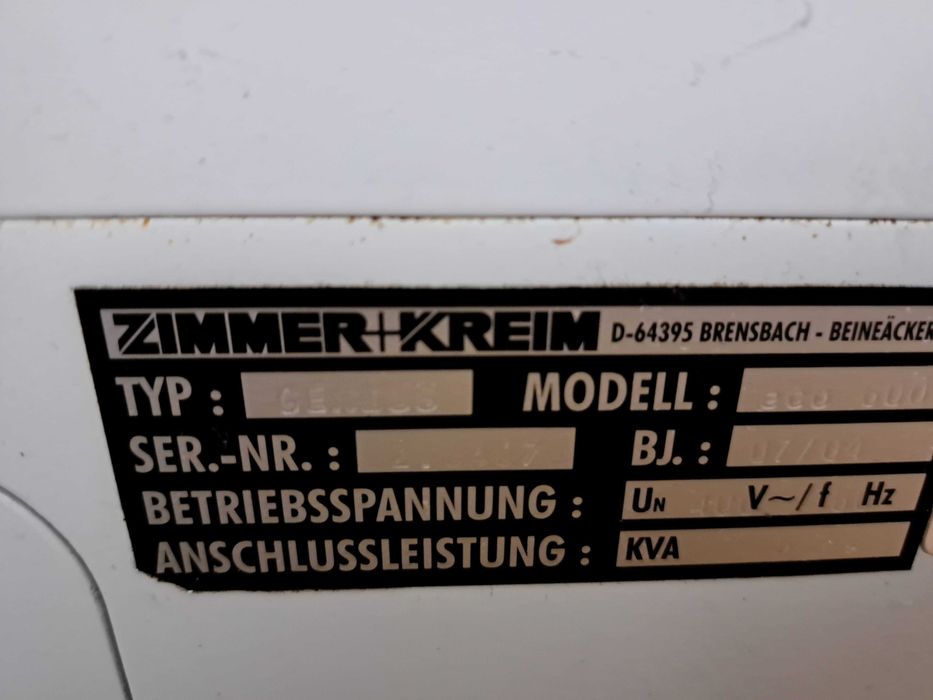 Erosão ZIMMER KREIM Genius 600 #P17