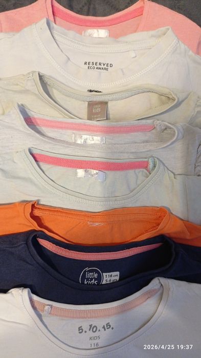8 t-shirt dla dziewczynki r 116