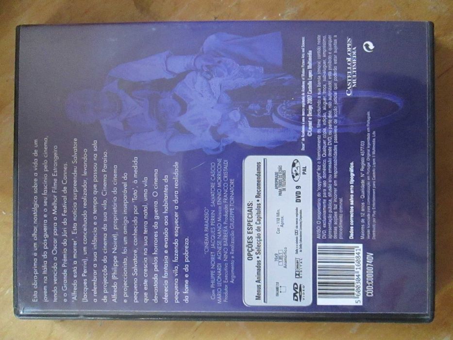 Cinema Paraíso, Giuseppe Tornatore, Leo Gullotta, Isa Danieli,