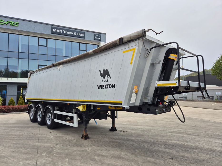 Wielton NW-3 / PODNOSZONA OŚ / 38m3 / JOST / 6120KG