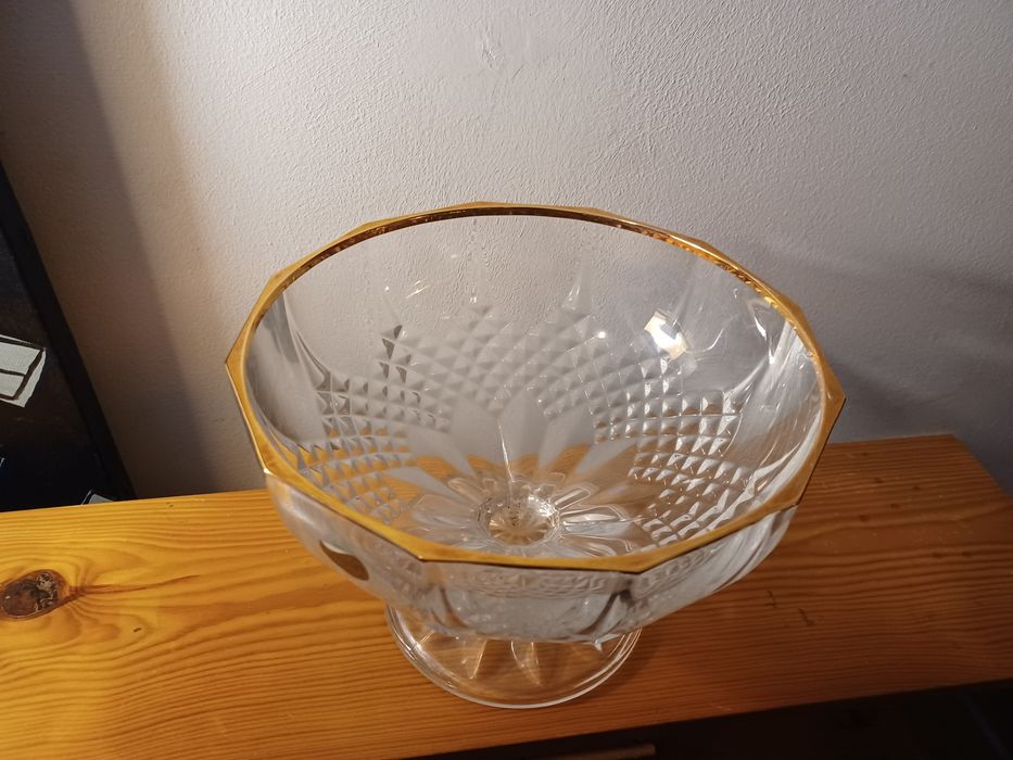 Taça de cristal vintage