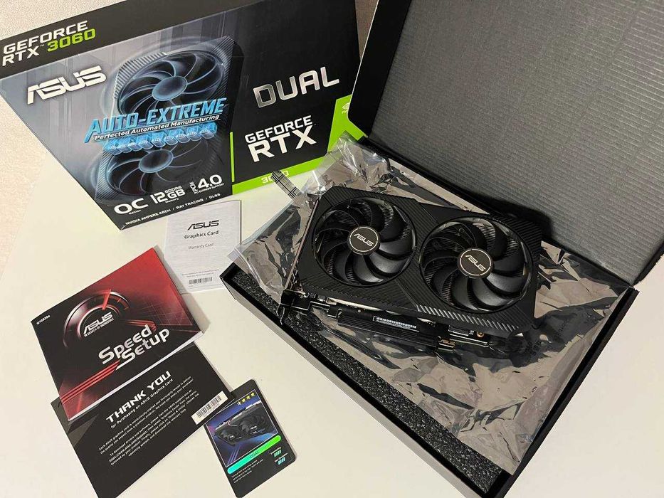 ASUS GeForce RTX 3060 12GB OC, гарантія, ідеальний стан