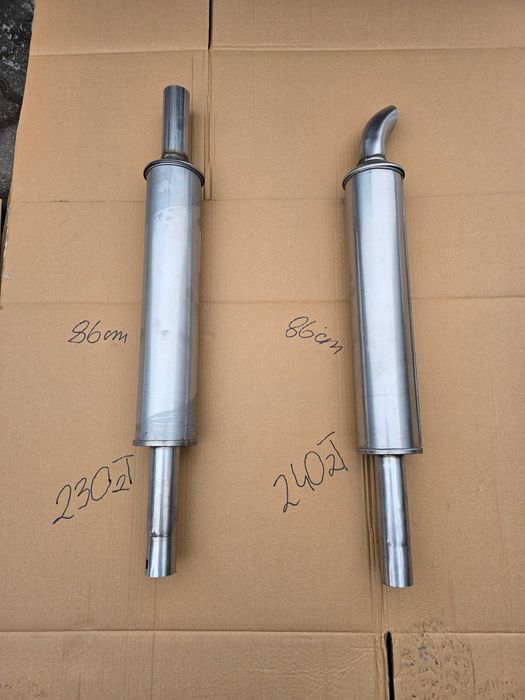 tłumik stal nierdzewna tłumnik kwasówka c 330 inox 86cm