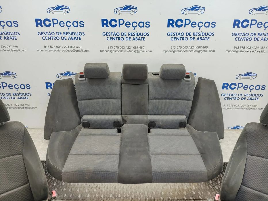Conjunto Bancos Pack M Tecido Alcantara BMW Serie 3 E91 Touring