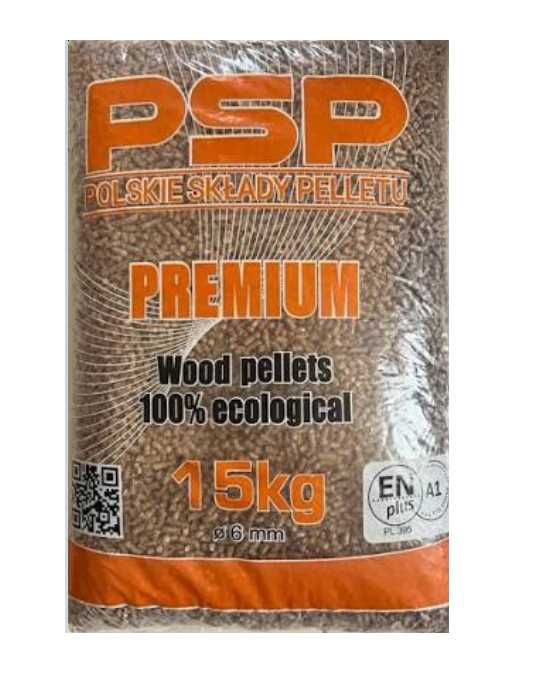 Pellet drzewny pellet PSP Polskie Składy Pelletu 15 kg Katowice Chorzów Gliwice