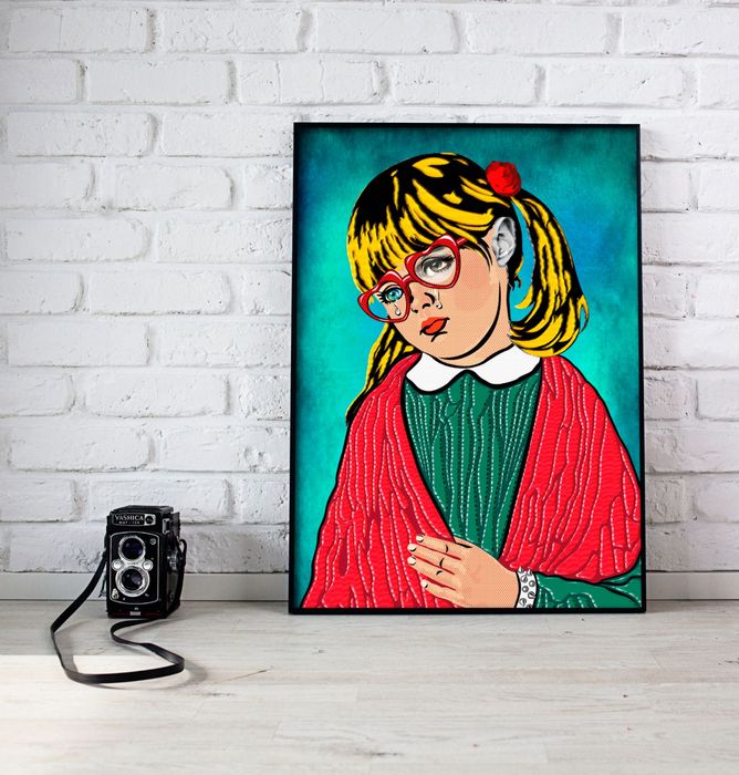 Ilustração "Menina da Lágrima"