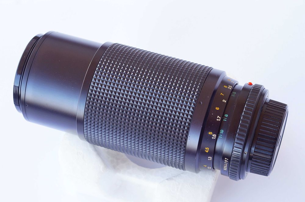 Minolta MD Zoom 75-200 /4.5 piękna do NEX FX MFT