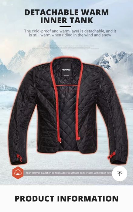 Мотокуртка TNAC зелена