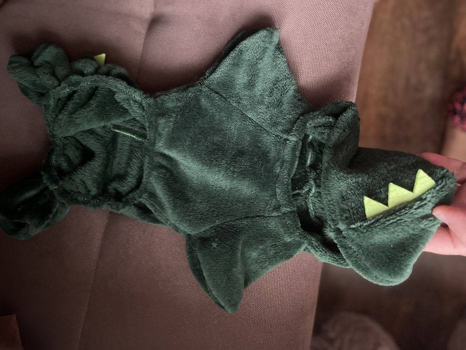 Теплий костюм динозаврика котику чи собачці