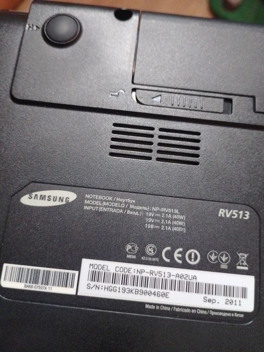 Ноутбук Samsung rv 513 новый