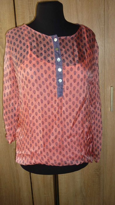 Włoska bluzka- wiskoza-jedwab  r; M/L