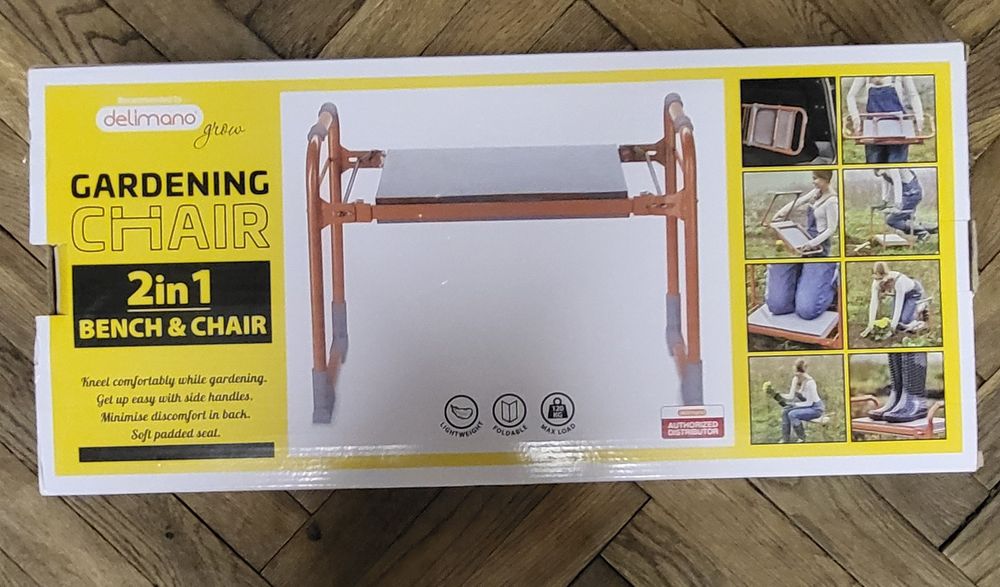 Gardening chair krzesło ogrodowe 2 w 1