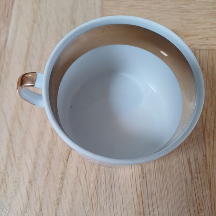 Filiżanka porcelana Karolina złocenie