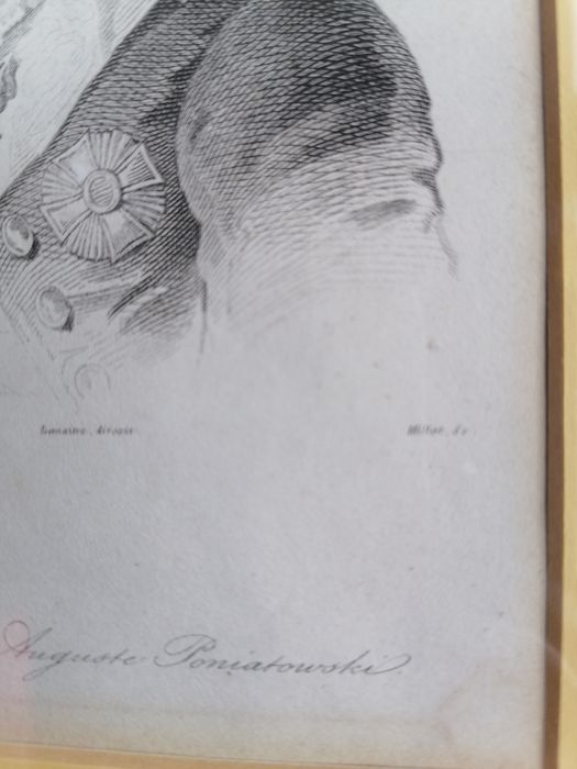 Litografia Stanisław August Poniatowski vintage retro