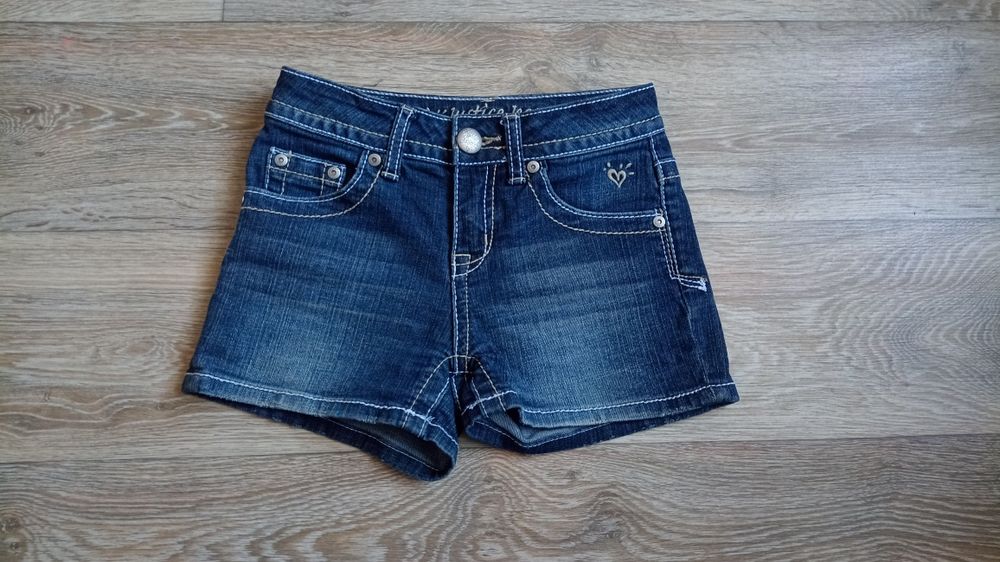 Spodenki 134 jeansowe dziewczęce