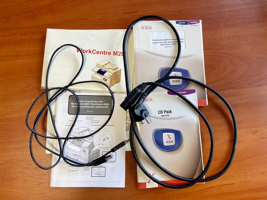 Urządzenie XEROX M20i, laserowe, mono, skaner, drukarka, fax, mail.