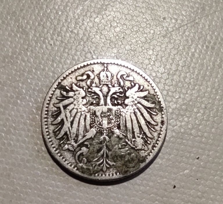 Moneta 10 halerzy Austria 1893r.