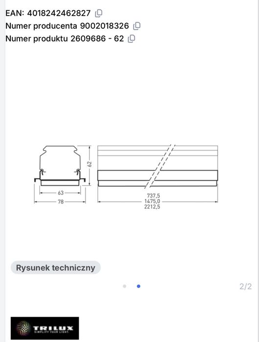 Ciąg świetlny TRILUX