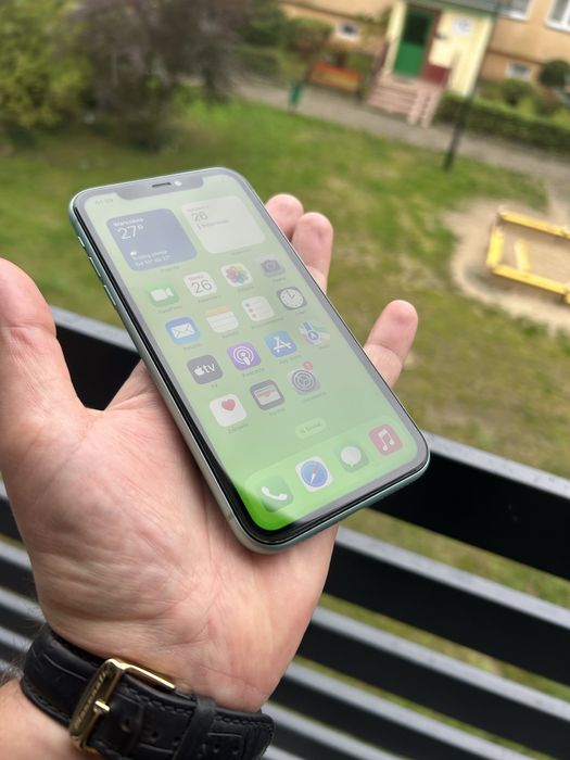 Iphone 11 Green/Bat100%/Jak Nowy/Akc Zalaminowane/Bez Blokad!