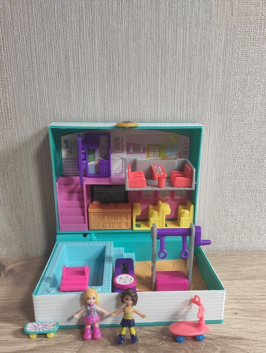 Polly pocket школа,будиночок кролика Ліли